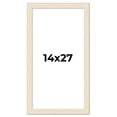 thumbnail image 1 of 14x27 Frame White Real Wood Picture Frame Width 1.5 inches | Interior Frame Depth 0.5 inches | Barn, 1 of 8