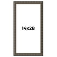 thumbnail image 1 of 14x28 Frame Black Bamboo Solid Wood Picture Frame Width 1.5 Inches | Interior Frame Depth 0.5, 1 of 8
