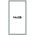 thumbnail image 1 of 14x28 Frame Rustic Sky Blue Solid Wood Picture Frame | 0.75 Inch Moulding Width |Includes UV, 1 of 8