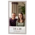 thumbnail image 1 of 14x28 Frame White Real Wood Picture Frame Width 0.75 inches | Interior Frame Depth 0.5 inches |, 1 of 8