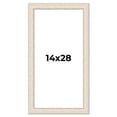 thumbnail image 1 of 14x28 Frame White Real Wood Picture Frame Width 1.75 inches | Interior Frame Depth 0.5 inches |, 1 of 8