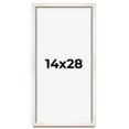 thumbnail image 1 of 14x28 Frame White Wheat Solid Wood Picture Frame | Moulding Width 0.75 Inches | Interior Depth 0.5, 1 of 8