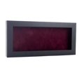 thumbnail image 1 of 14x28 Shadow Box Frame Black Wood | With a 3/4" Usable Display Depth | Includes a Dark Berry Real, 1 of 5