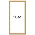 thumbnail image 1 of 14x30 Frame Beige Real Wood Picture Frame Width 1.25 inches | Interior Frame Depth 0.5 inches |, 1 of 8