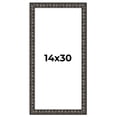 thumbnail image 1 of 14x30 Frame Black-Brown Medieval Solid Wood Picture Frame | 1.5 Inch Moulding Width | Gotham, 1 of 8