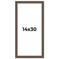 thumbnail image 1 of 14x30 Frame Golden Caramel Solid Wood Bronze Picture Frame | 1.25 Inch Moulding Width | 0.5 Inch, 1 of 8