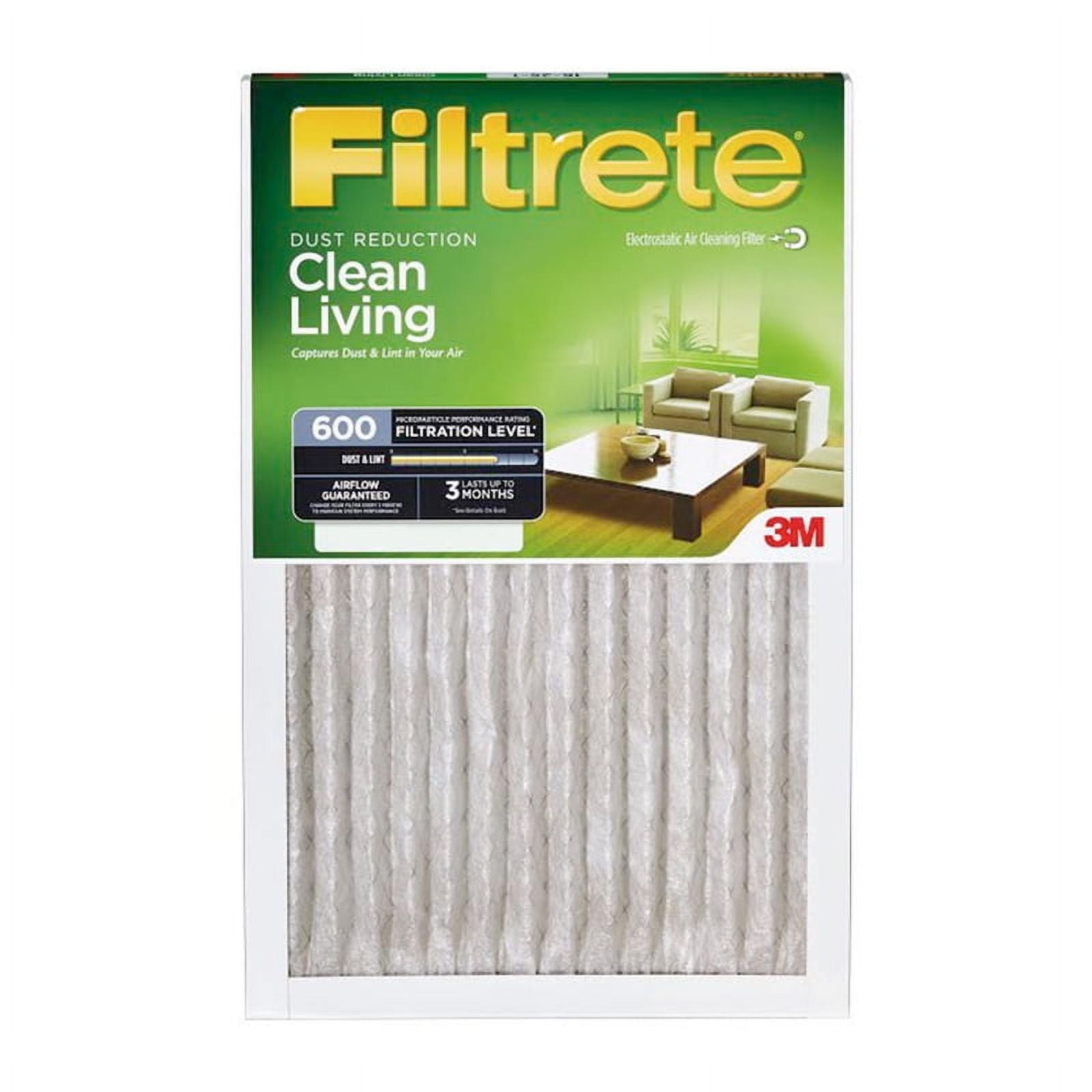 14x30x1 (13.7 x 29.7) Filtrete Dust Reduction 600 Filter by 3M