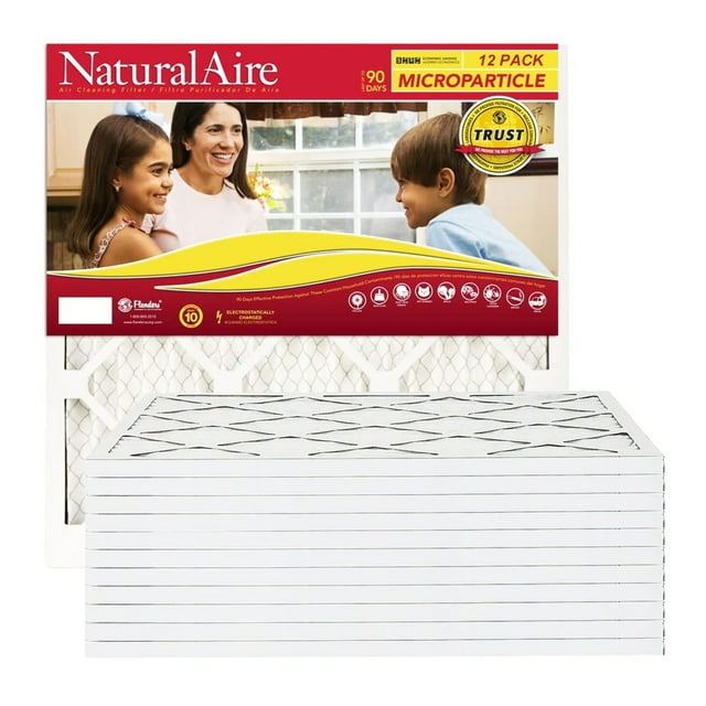 14x30x1 NaturalAire Microparticle MERV 10 Filters 85156.011430 (12 pack)