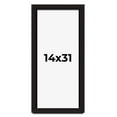 thumbnail image 1 of 14x31 Shadow Box Black Solid Wood Display Picture Frame | 1 Inch Rabbet Depth | | 1.375 Inch, 1 of 4