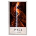 thumbnail image 1 of 14x32 Frame White Real Wood Picture Frame Width 0.75 inches | Interior Frame Depth 0.5 inches |, 1 of 8