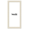 thumbnail image 1 of 14x32 Frame White Real Wood Picture Frame Width 1.75 inches | Interior Frame Depth 0.5 inches |, 1 of 8