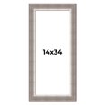 thumbnail image 1 of 14x34 Frame Grey Real Wood Picture Frame Width 2.75 Inches | Interior Frame Depth 0.5 Inches |, 1 of 8
