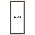thumbnail image 1 of 14x35 Frame Gold Real Wood Picture Frame Width 1.5 inches | Interior Frame Depth 0.5 inches |, 1 of 8