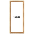 thumbnail image 1 of 14x35 Frame Gold Real Wood Picture Frame Width 1.5 inches | Interior Frame Depth 0.5 inches |, 1 of 8