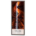 thumbnail image 1 of 14x36 Frame Blue Kingsley Pewter Solid Wood Picture Frame Width 0.75 Inches |Interior Depth 0.5, 1 of 8
