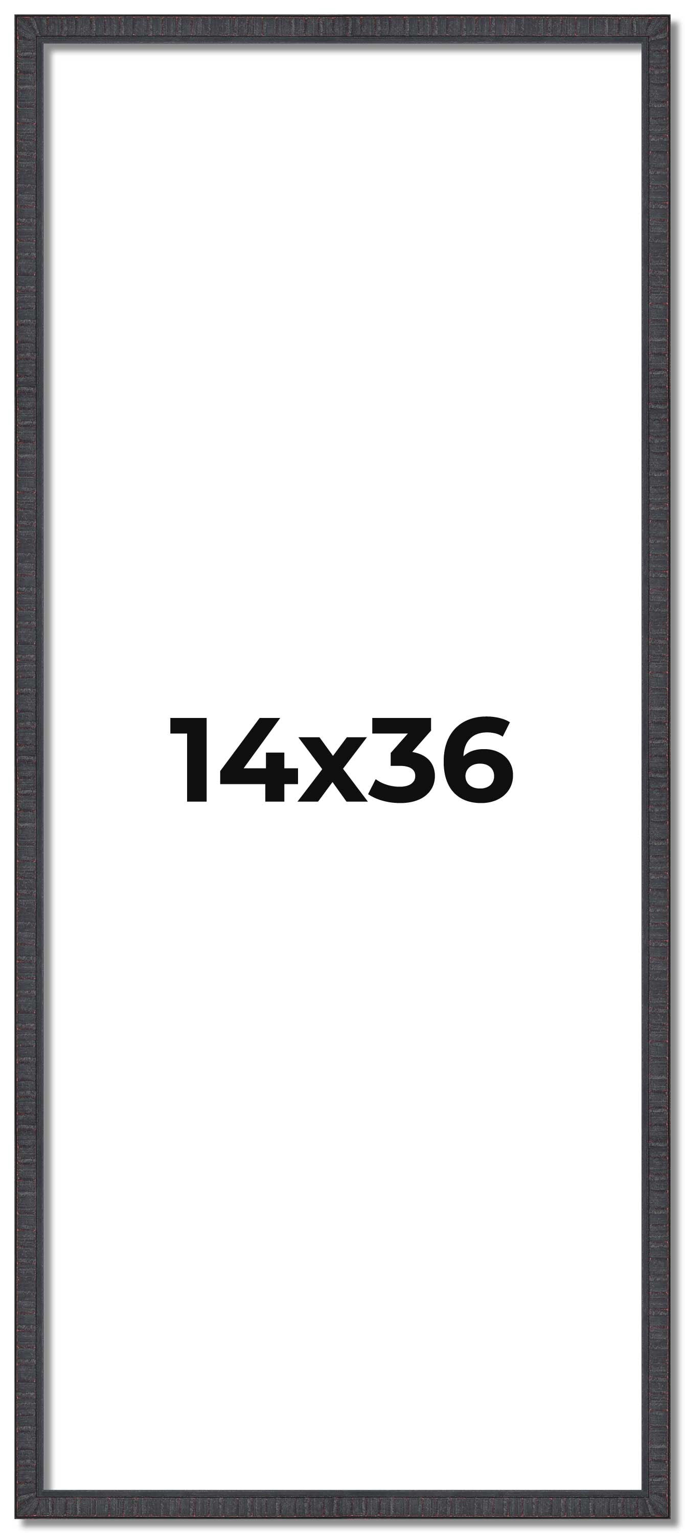 14x36 Frame Brown Picture Frame - Complete Modern Photo Frame Includes ...