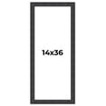 thumbnail image 1 of 14x36 Frame Brown Rustic Solid Wood Picture Frame 1.5 Inches Wide | Interior Frame Depth 0.5 Inches, 1 of 8