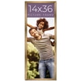 thumbnail image 1 of 14x36 Frame Gold Bronze Solid Wood Picture Frame Width 0.75 Inches | Interior Frame Depth 0.5, 1 of 8