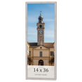 thumbnail image 1 of 14x36 Frame White Real Wood Picture Frame Width 0.75 inches | Interior Frame Depth 0.5 inches |, 1 of 8