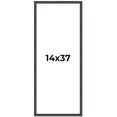 thumbnail image 1 of 14x37 Rustic Brown Real Wood Picture Frame Width 0.75 inches | Interior Frame Depth 0.5 inches |, 1 of 8