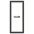 thumbnail image 1 of 14x38 Frame Black Real Wood Picture Frame Width 2.25 Inches | Interior Frame Depth 0.5 Inches |, 1 of 8