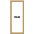 thumbnail image 1 of 14x38 Frame Gold Rustic Solid Wood Picture Frame | 1.25 Inch Wide Moulding | Rustique Gold, 1 of 8
