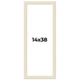 thumbnail image 1 of 14x38 Frame White Real Wood Picture Frame Width 1.5 inches | Interior Frame Depth 0.5 inches | Barn, 1 of 8