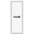 thumbnail image 1 of 14x38 Shadow Box Silver Brushed Striped Display Frame | 1.625 Inches Deep | 1 Inch Moulding Width |, 1 of 8