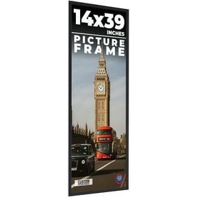 40x25 Frame Black Real Wood Picture Frame Width 0.75 inches | Interior ...