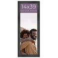 thumbnail image 1 of 14x39 Frame Black Real Wood Picture Frame Width 1.5 inches | Interior Frame Depth 0.5 inches | Barn, 1 of 8