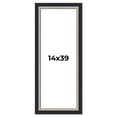thumbnail image 1 of 14x39 Frame Black Real Wood Picture Frame Width 2.25 Inches | Interior Frame Depth 0.5 Inches |, 1 of 8