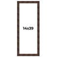 thumbnail image 1 of 14x39 Frame Brown Burl Real Wood Picture Frame Width 1.625 Inches | Interior Frame Depth 0.5 Inches, 1 of 8