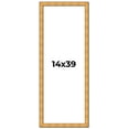 thumbnail image 1 of 14x39 Frame Gold Rustic Solid Wood Picture Frame | 1.25 Inch Wide Moulding | Rustique Gold, 1 of 8