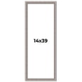 thumbnail image 1 of 14x39 Frame Grey Real Wood Picture Frame Width 1.25 inches | Interior Frame Depth 0.5 inches | Hans, 1 of 8