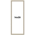 thumbnail image 1 of 14x39 Frame Grey Solid Wood Picture Frame Width 1 Inches | Interior Frame Depth 0.5 Inches |, 1 of 8