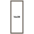 thumbnail image 1 of 14x39 Frame Silver Real Wood Picture Frame Width 1.25 Inches | Interior Frame Depth 0.5 Inches |, 1 of 8