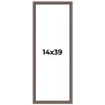 thumbnail image 1 of 14x39 Frame Silver Real Wood Picture Frame Width 1.25 Inches | Interior Frame Depth 0.5 Inches |, 1 of 8