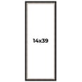 thumbnail image 1 of 14x39 Frame Silver Real Wood Picture Frame Width 1.25 Inches | Interior Frame Depth 0.75 Inches |, 1 of 8
