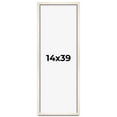 thumbnail image 1 of 14x39 Frame White Wheat Solid Wood Picture Frame | Moulding Width 0.75 Inches | Interior Depth 0.5, 1 of 8