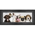 thumbnail image 1 of 14x40 Black Rustic Wide Barnwood Picture Frame - UV Acrylic, Foam Board Backing, Hanging Hardware, 1 of 8
