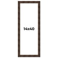 thumbnail image 1 of 14x40 Frame Brown Burl Real Wood Picture Frame Width 1.625 Inches | Interior Frame Depth 0.5 Inches, 1 of 8
