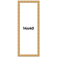 thumbnail image 1 of 14x40 Frame Gold Rustic Solid Wood Picture Frame | 1.25 Inch Wide Moulding | Rustique Gold, 1 of 8
