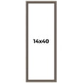 thumbnail image 1 of 14x40 Frame Silver Real Wood Picture Frame Width 1.25 Inches | Interior Frame Depth 0.5 Inches |, 1 of 8