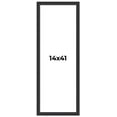 thumbnail image 1 of 14x41 Frame Black Real Wood Picture Frame Width 1.25 Inches | Interior Frame Depth 0.5 Inches |, 1 of 8