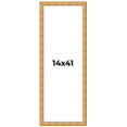 thumbnail image 1 of 14x41 Frame Gold Rustic Solid Wood Picture Frame | 1.25 Inch Wide Moulding | Rustique Gold, 1 of 8