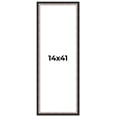 thumbnail image 1 of 14x41 Frame Silver Real Wood Picture Frame Width 1.25 Inches | Interior Frame Depth 0.75 Inches |, 1 of 8