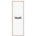 thumbnail image 1 of 14x41 Frame White Wheat Solid Wood Picture Frame | Moulding Width 0.75 Inches | Interior Depth 0.5, 1 of 8