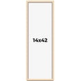 thumbnail image 1 of 14x42 Frame Beige Real Wood Picture Frame Width 0.75 inches | Interior Frame Depth 0.5 inches |, 1 of 8
