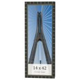 thumbnail image 1 of 14x42 Frame Black Bamboo Solid Wood Picture Frame Width 1.5 Inches | Interior Frame Depth 0.5, 1 of 8
