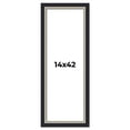 thumbnail image 1 of 14x42 Frame Black Real Wood Picture Frame Width 2.25 Inches | Interior Frame Depth 0.5 Inches |, 1 of 8